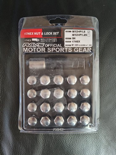 Rays steel wheel nuts - lug, set