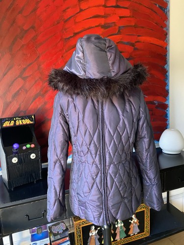 Per una metallic purple puffer - metallic,