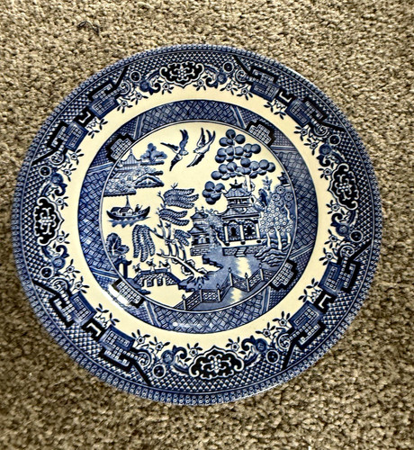 Churchill willow pattern blue - pattern,
