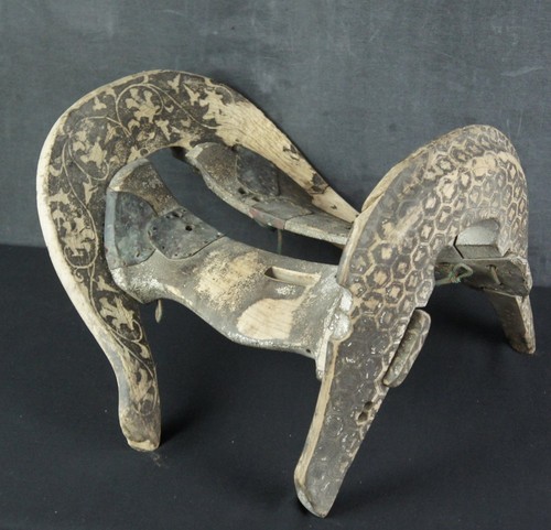 Antique samurai saddle - samurai,