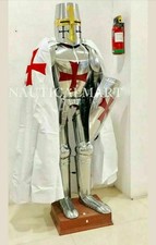 Medieval Knight Wearable Full Body Armour Style Suit Of Armor Crusader Combat