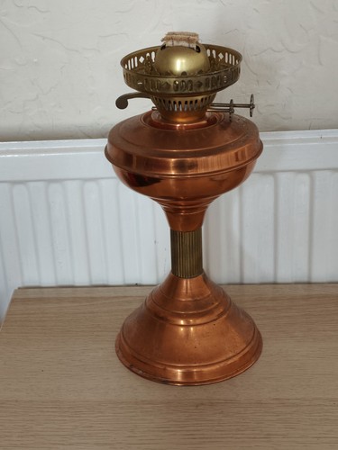 Vintage copper brass oil - copper,