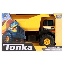 Tonka Steel Classics Might Dump Truck 11"x17" Kids Construction Vehicle Play Toy