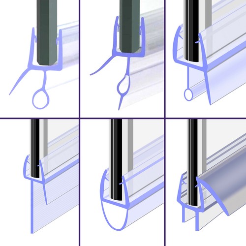 Glass shower bath - screen, door
