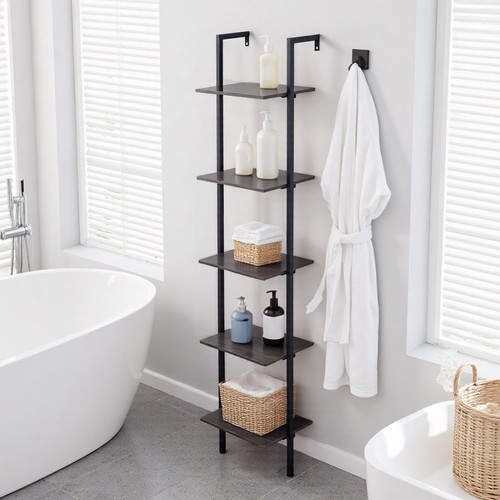 Ladder shelf bookcase - ladder,