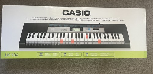 Box casio 136 electronic - lk-136,