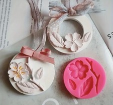 Plum Blossom Flower Silicone Icing Fondant Mould Sugar craft topping Decorate