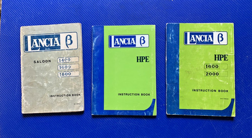 Lancia beta instruction - beta,