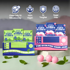 ROCKJAW® Tuff Stripz | Tough Jawline Chewing Gum