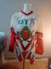 Rare Cardiff Devils jersey signed vintage ice hockey 1986-1996 10th anniversary 