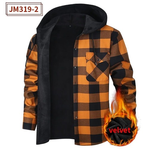 Mens hooded lumberjack plaid - mens,