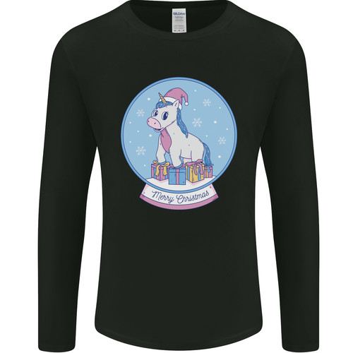 Christmas unicorn snow globe - unicorn,