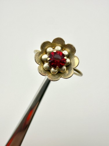 Vintage soviet 875 silver red - silver,
