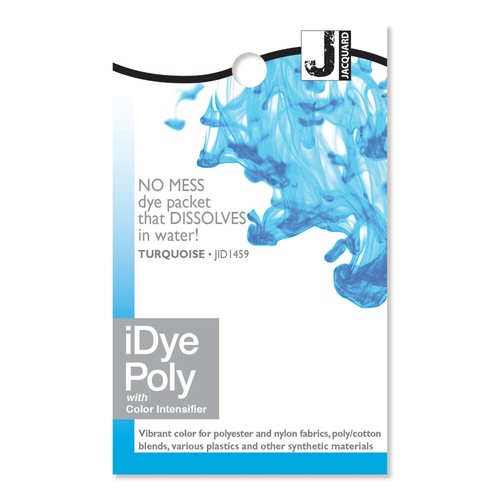 Turquoise jacquard idye - jacquard,