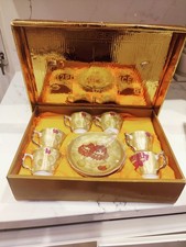 Turkish Coffee Cups and Saucer Set X6 Cups & X6 Saucers Tea Cups