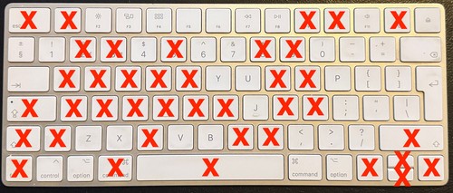 Genuine apple magic - apple, keyboard