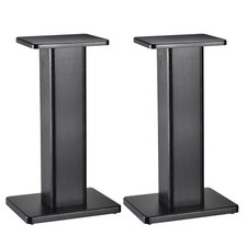 2Pack Wood Speaker Stands 19.7 Inch 50cm Speaker Stand Hollowed Bases