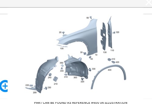 Wheel arch cover - cover,