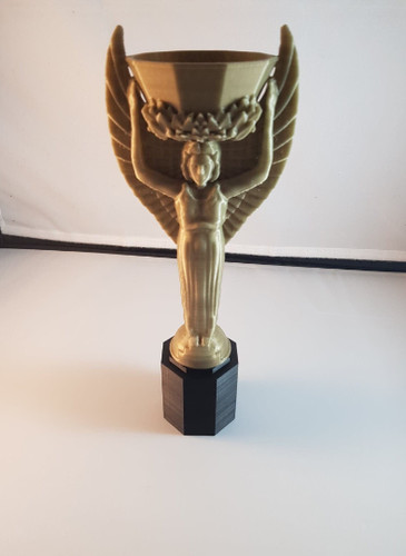Football trophy golden 26cm