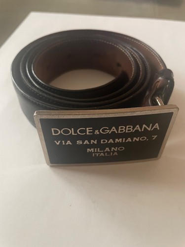 Dolce gabbana leather belt - &,