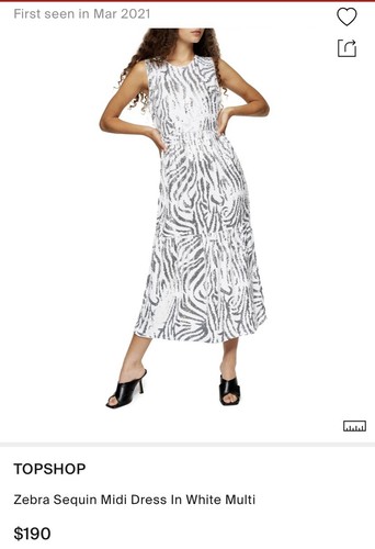 Sold out topshop sequin zebra - sequin,