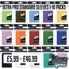 Ultra Pro Standard Trading Card Sleeves 1-10 Packs Pokemon, MTG 50 - 500 Sleeves