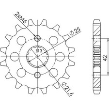 SUNSTAR STEEL SPROCKET P530