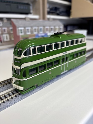 Corgi motorised blackpool tram - corgi,