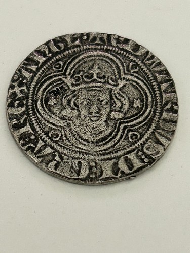 Edward hammered groat coin - edward,