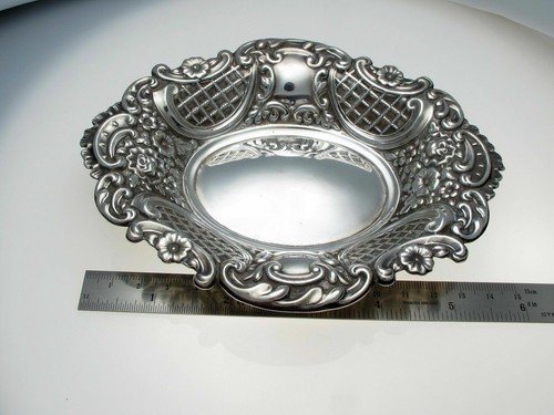 Ornate vintage sterling silver - ornate,