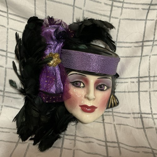 Art deco porcelain lady face - deco,