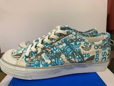 Deadstock Vtg 2002 Okini x Adidas Nizza Lo Grf Rhwt Crom Curb Alkbl 147781 Us8.5