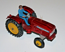 DINKY TOYS 308 LEYLAND 384 TRACTOR - RED with YELLOW WHEELS - HTF RARE