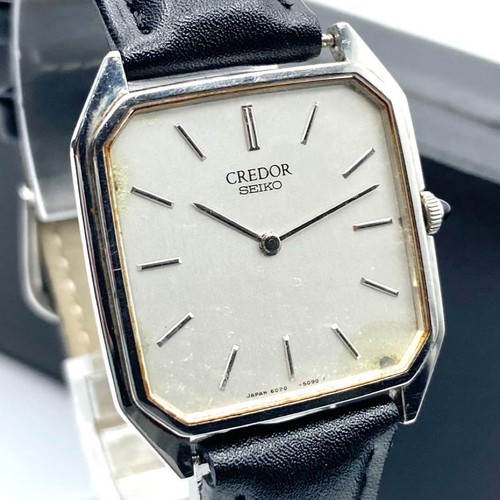 Seiko credor 6020 5080 square - seiko,