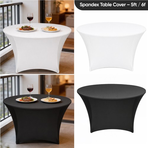 Spandex stretch tablecloth - tablecloth, 5ft