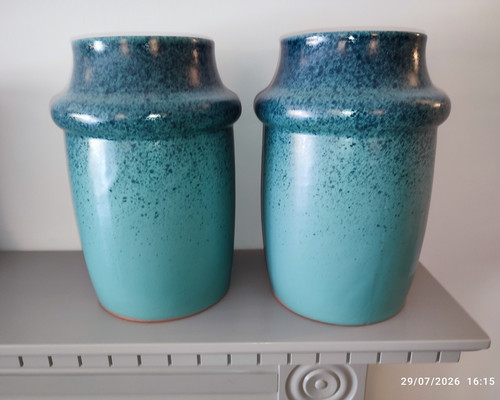 Pair turquoise blue - of,