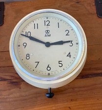 RARE AIR MINISTRY SMITHS RAF STATION MECHANICAL CLOCK DATED 1953 PERFECT WORKING