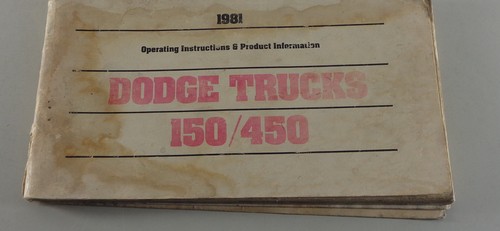 Owner manual dodge ram - owner's,