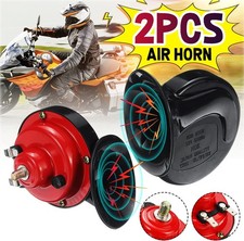 2x 12V 300DB Super Loud Train Horn Waterproof Motorcycle Car Truck SUV Boat