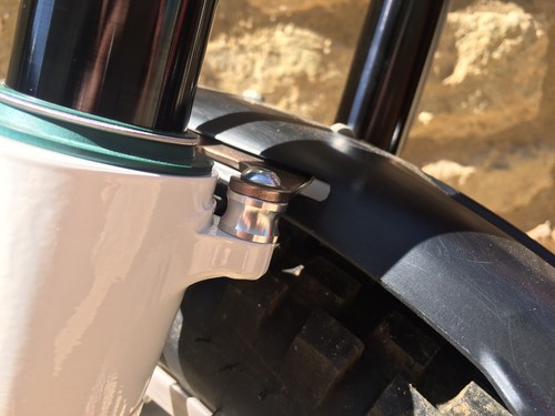 Billet turned trials bike - billet,