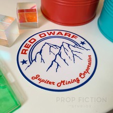 Cosplay Display Prop - Red Dwarf JMC Emblem Case Sticker / Spaceship Set Decal