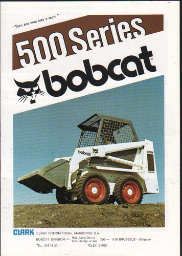 Bobcat 500 series skid steer - bobcat, "500