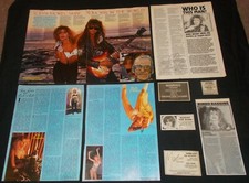 LISA DOMINIQUE (MARINO THE BAND) -  COLLECTION OF VINTAGE 80's MAGAZINE FEATURES