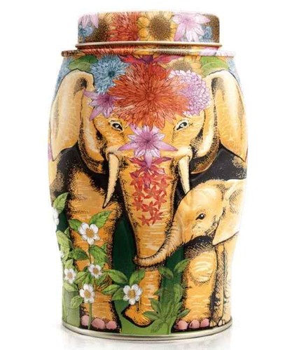 Williamson tea elephant - elephant, caddy