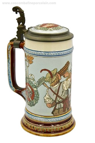 Rare mettlach 1890 - rare,