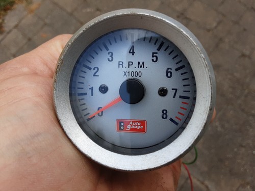 Autometer rev counter tach - counter,