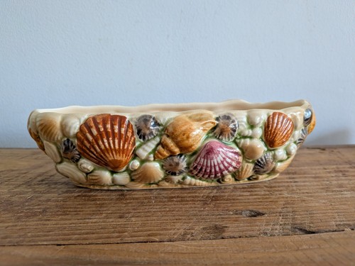 Sylvac seashell vase ceramic - seashell,