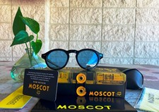 Moscot Miltzen Black "Celebrity Blue", 46 mm