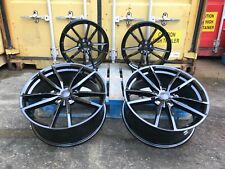 x4 18" Golf R Pretoria Style Alloy Wheels VW Golf Caddy Seat Black 5x112