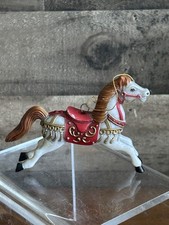 Vintage Miniature Plastic Carousel Horse Figurine or ornament